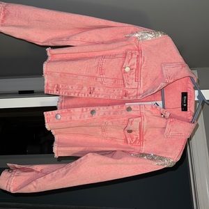 Blue B collection Jacket with Rinestones